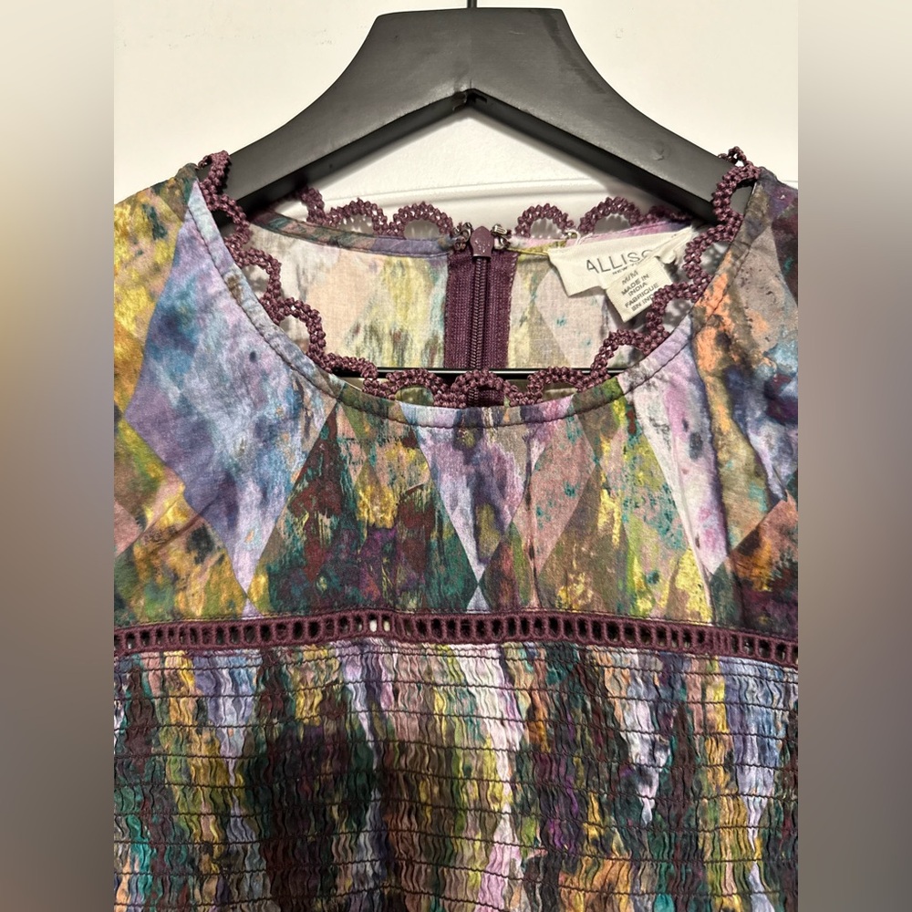 Allison New York Chic Abstract Patterned Women's … - image 4